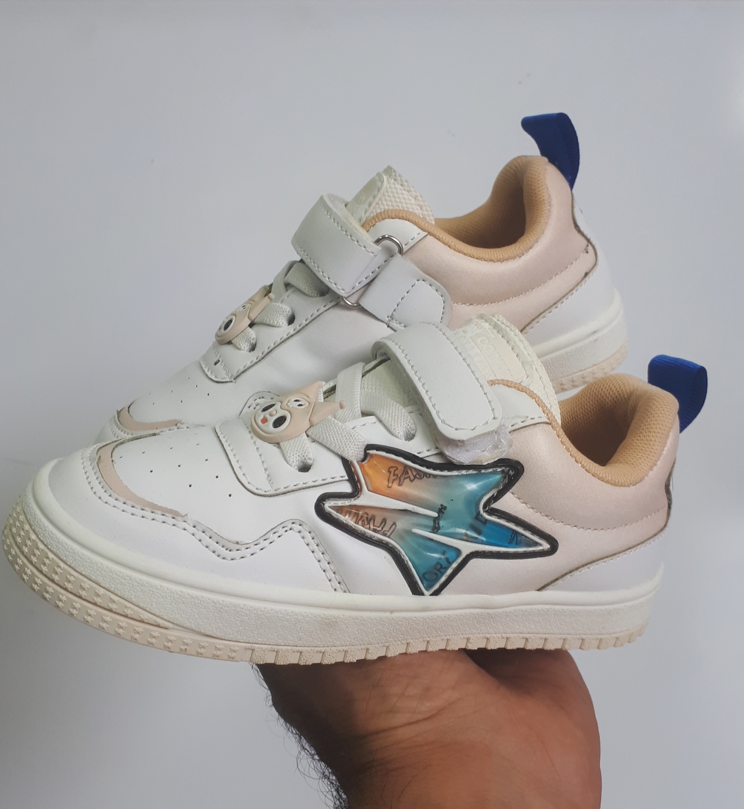 کتونی بچه گانه اسپرت مدل ونس کرومی طرح ستاره دار