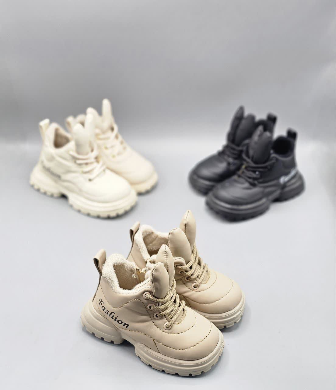 کفش بوت اسپرت بچه‌گانه مدل Fashion | ساق‌بلند زمستانی ضد لغزش و گرم | مناسب دختر و پسر