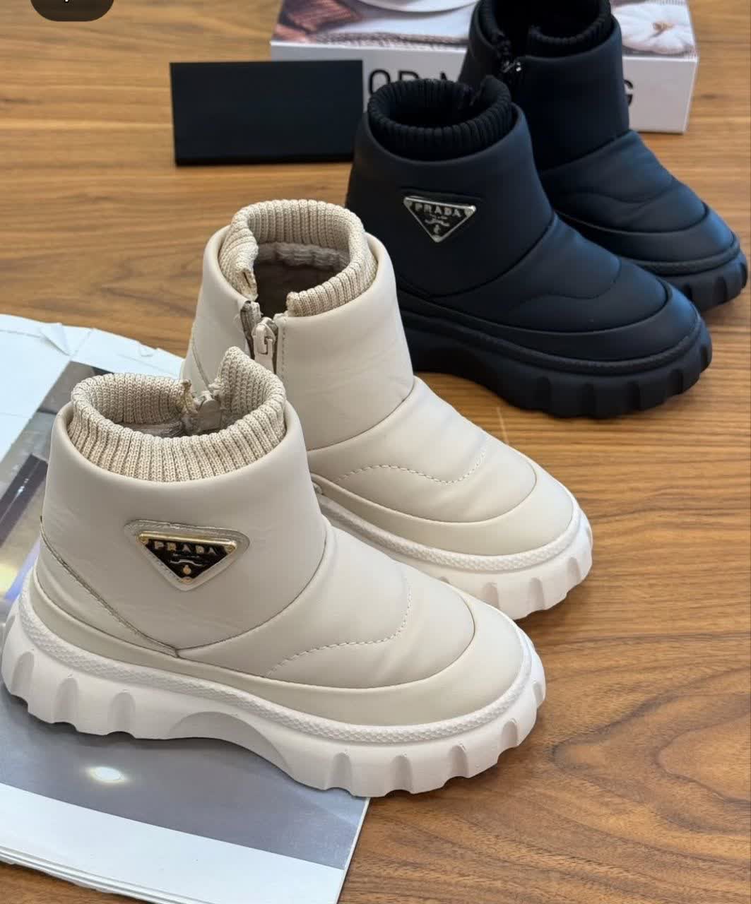 نیم بوت اسپرت بچه‌گانه مدل پرادا – سبک، گرم و ضد آب