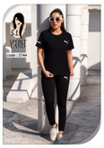 ست زنانه تیشرت و شلوار اسپرت